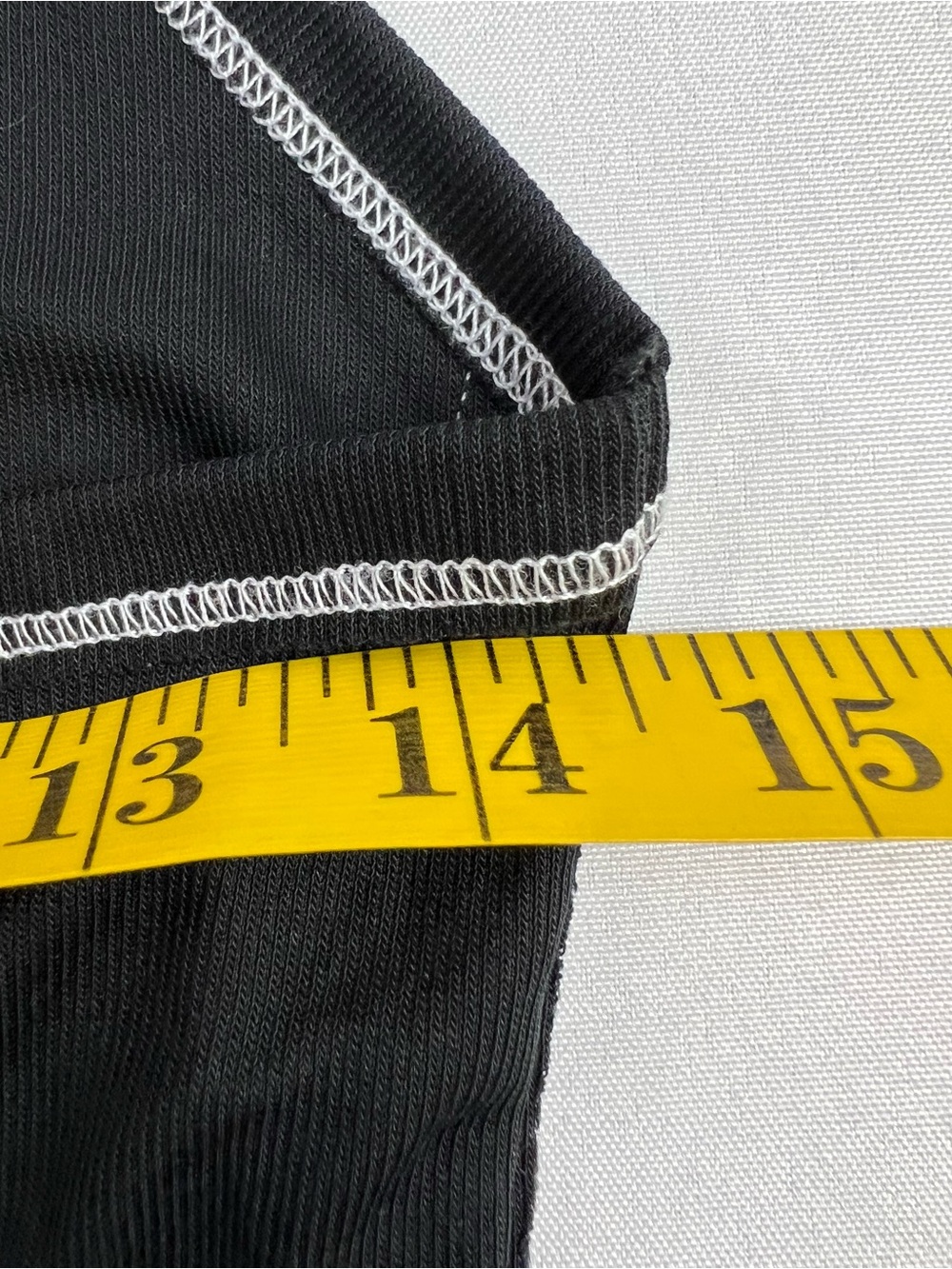 Zyia Active Black White Stitching Modal Blend Racerback Athletic Vacation Tank - Picture 8 of 9